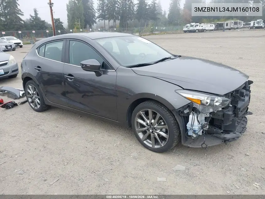 MAZDA 3 2018, VIN 3MZBN1L34JM160108