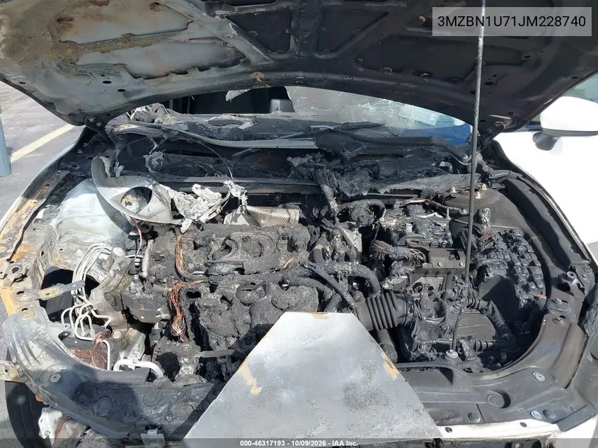2018 MAZDA 3 VIN 3MZBN1U71JM228740 — фото 10