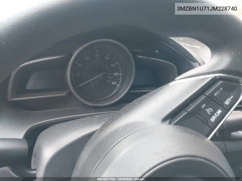 2018 MAZDA 3 VIN 3MZBN1U71JM228740 — фото 7