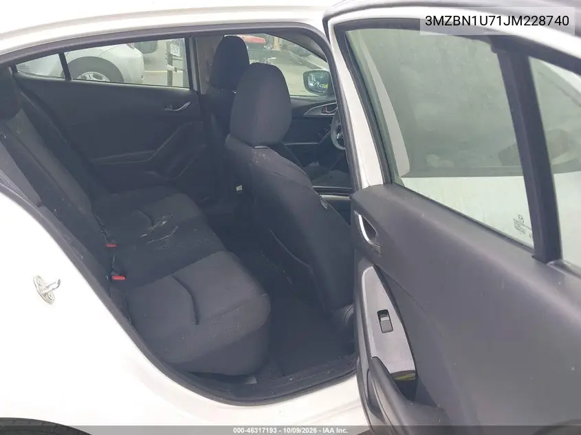 2018 MAZDA 3 VIN 3MZBN1U71JM228740 — фото 8
