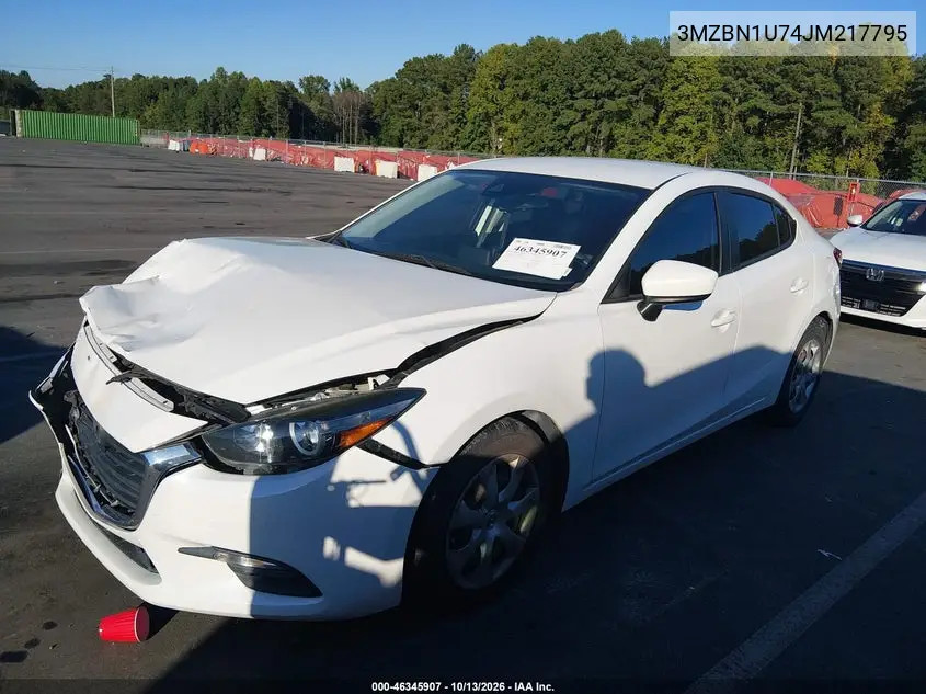 2018 MAZDA 3 VIN 3MZBN1U74JM217795 — фото 2