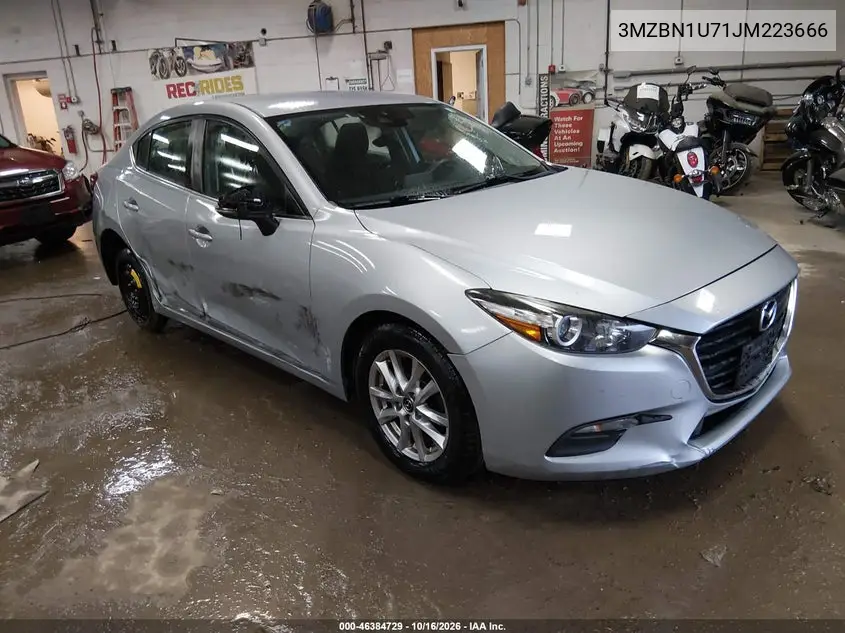 MAZDA 3 2018, VIN 3MZBN1U71JM223666