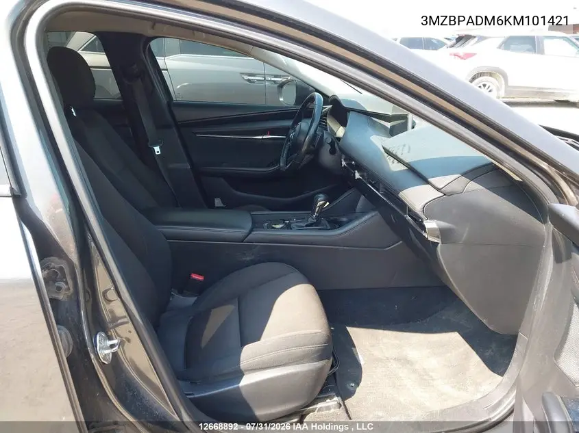 2019 MAZDA 3 VIN 3MZBPADM6KM101421 — фото 5