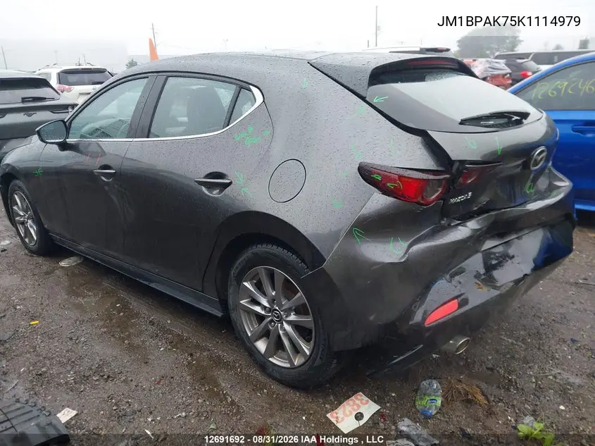 2019 MAZDA 3 VIN JM1BPAK75K1114979 — фото 14
