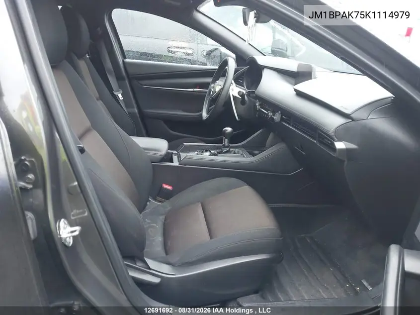 2019 MAZDA 3 VIN JM1BPAK75K1114979 — фото 5