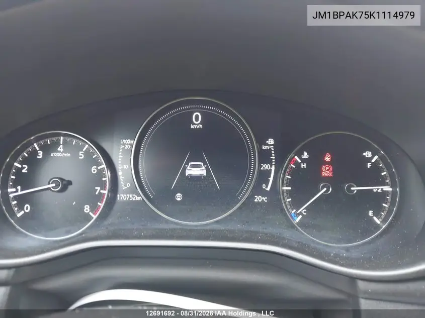 2019 MAZDA 3 VIN JM1BPAK75K1114979 — фото 7