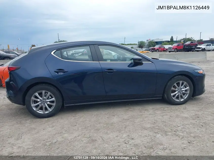 2019 MAZDA 3 VIN JM1BPALM8K1126449 — фото 13