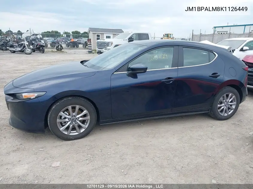 2019 MAZDA 3 VIN JM1BPALM8K1126449 — фото 14