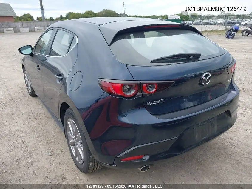 2019 MAZDA 3 VIN JM1BPALM8K1126449 — фото 3