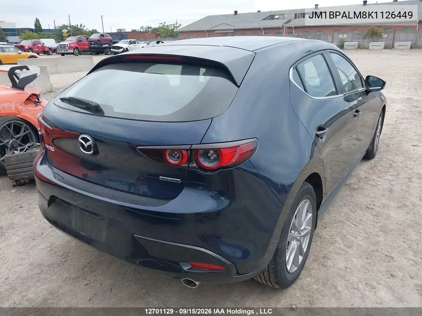 2019 MAZDA 3 VIN JM1BPALM8K1126449 — фото 4
