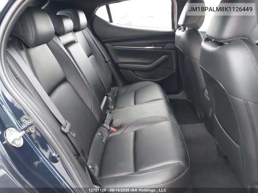 2019 MAZDA 3 VIN JM1BPALM8K1126449 — фото 8