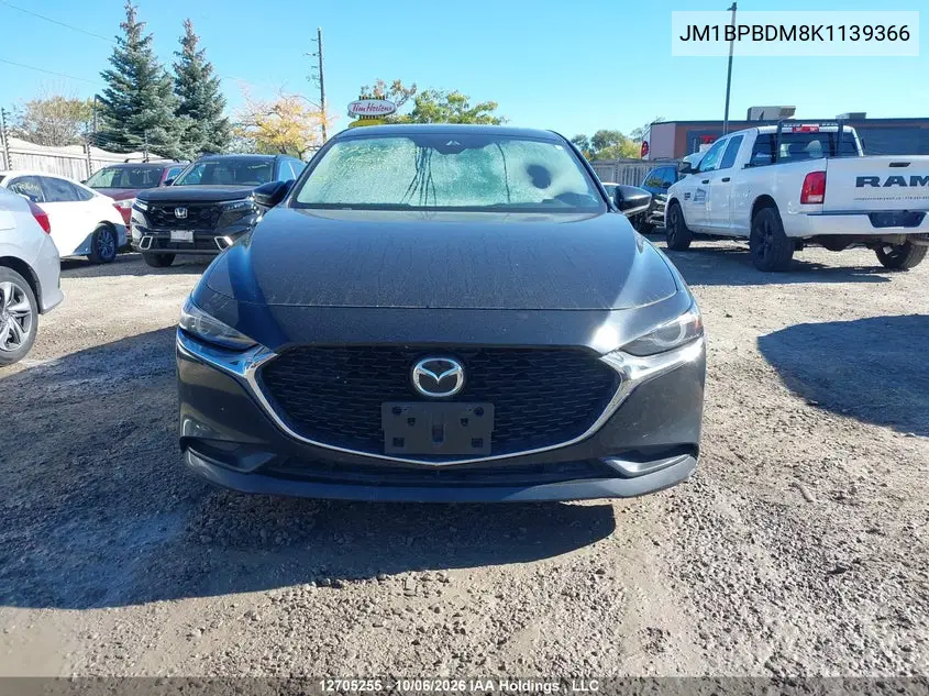 2019 MAZDA 3 VIN JM1BPBDM8K1139366 — фото 12