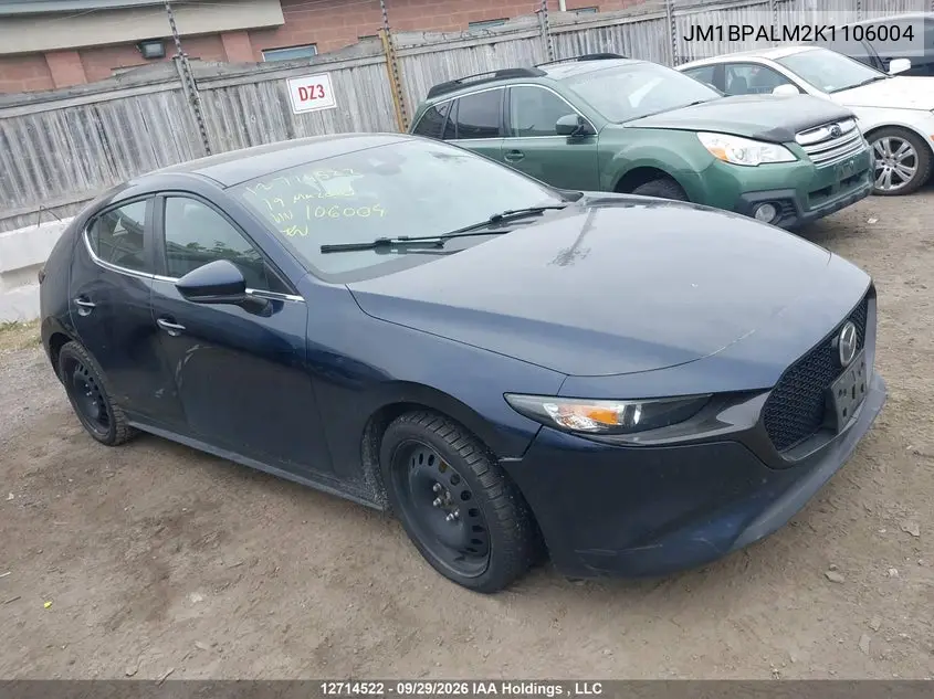 MAZDA 3 2019, VIN JM1BPALM2K1106004