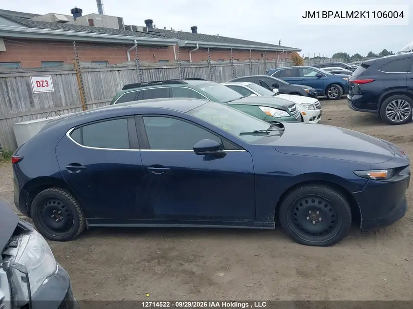 2019 MAZDA 3 VIN JM1BPALM2K1106004 — фото 13