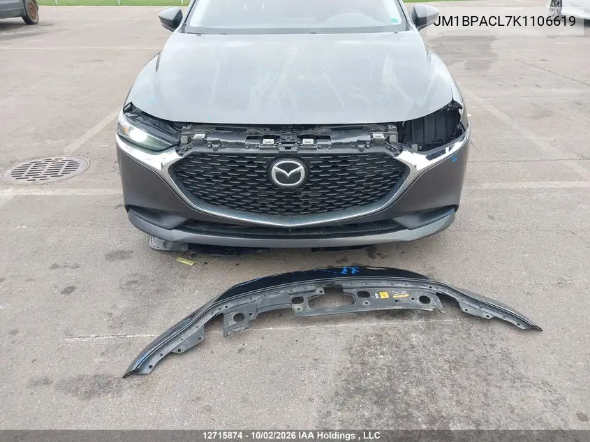 2019 MAZDA 3 VIN JM1BPACL7K1106619 — фото 12