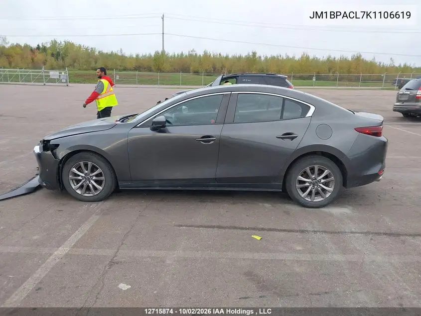 2019 MAZDA 3 VIN JM1BPACL7K1106619 — фото 15
