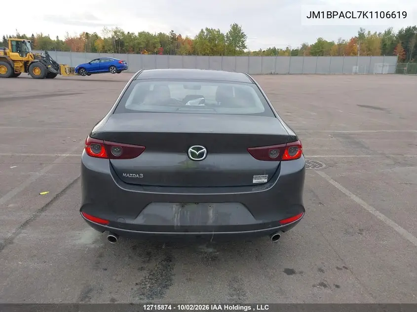 2019 MAZDA 3 VIN JM1BPACL7K1106619 — фото 17