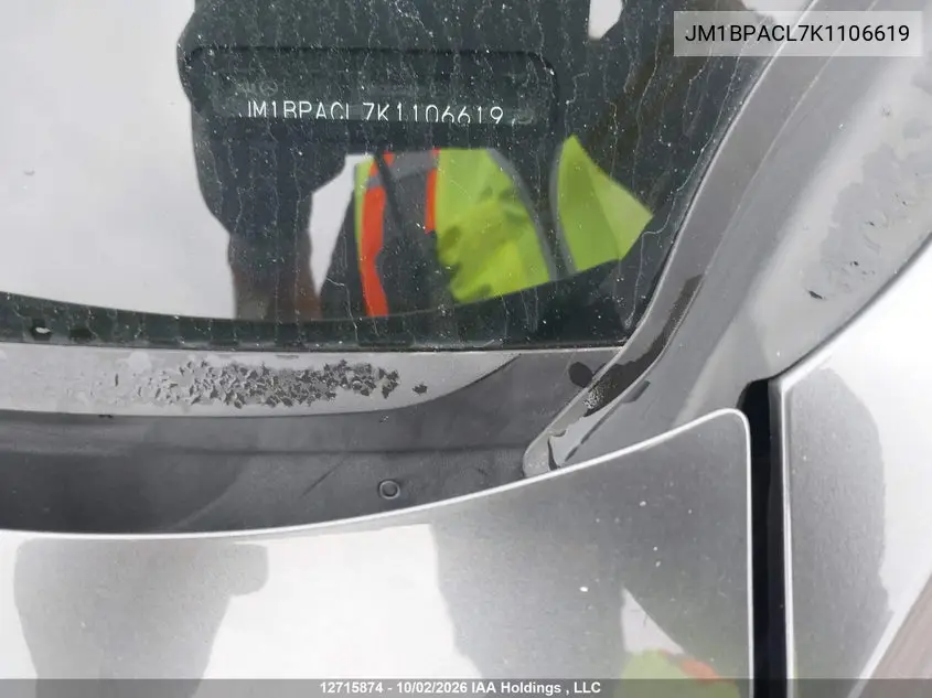 2019 MAZDA 3 VIN JM1BPACL7K1106619 — фото 19