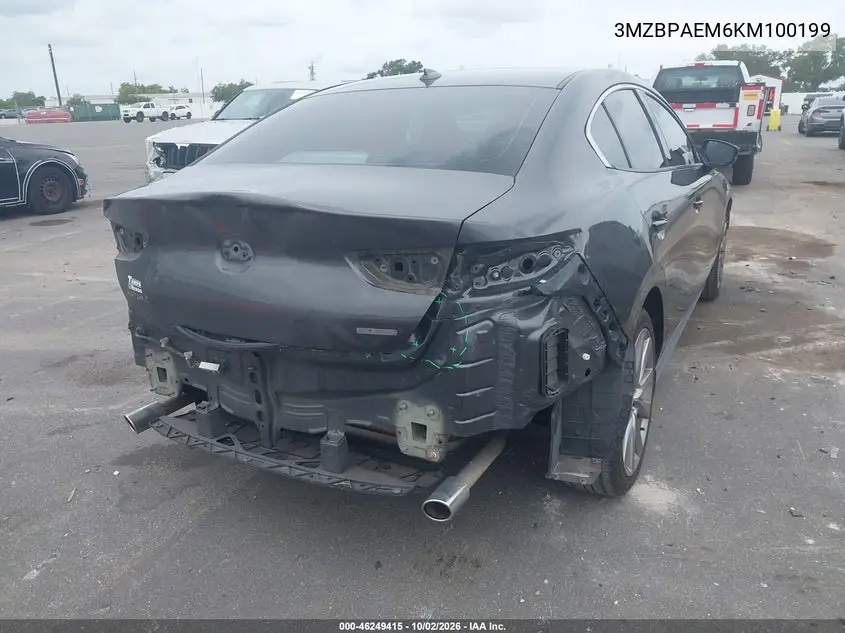 2019 MAZDA 3 VIN 3MZBPAEM6KM100199 — фото 4