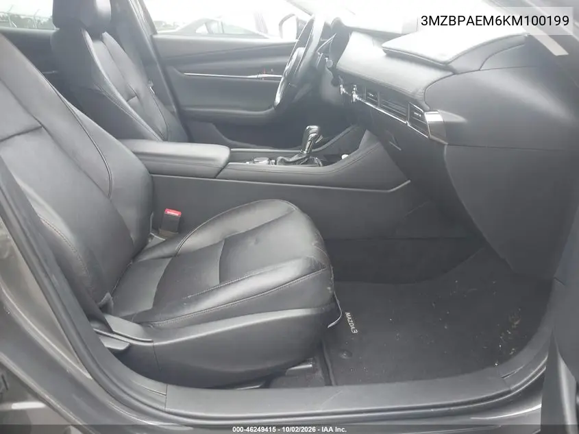 2019 MAZDA 3 VIN 3MZBPAEM6KM100199 — фото 5