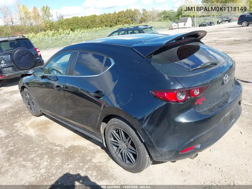 2019 MAZDA 3 VIN JM1BPALM0K1118149 — фото 3