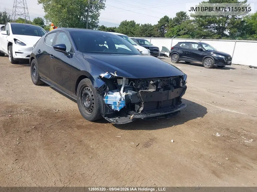 MAZDA 3 2020, VIN JM1BPBLM7L1159515