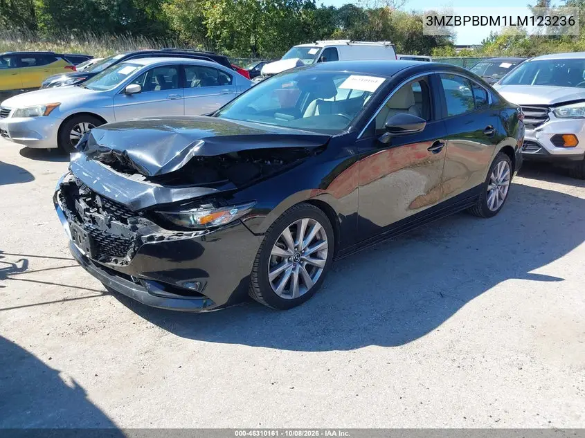 2020 MAZDA 3 VIN 3MZBPBDM1LM123236 — фото 2