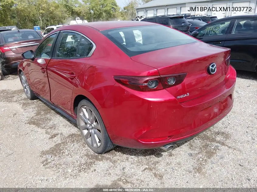2021 MAZDA 3 VIN JM1BPACLXM1303772 — фото 3