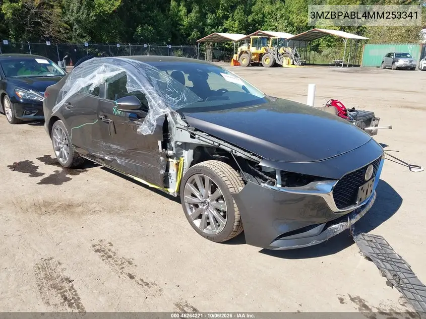 MAZDA 3 2021, VIN 3MZBPABL4MM253341