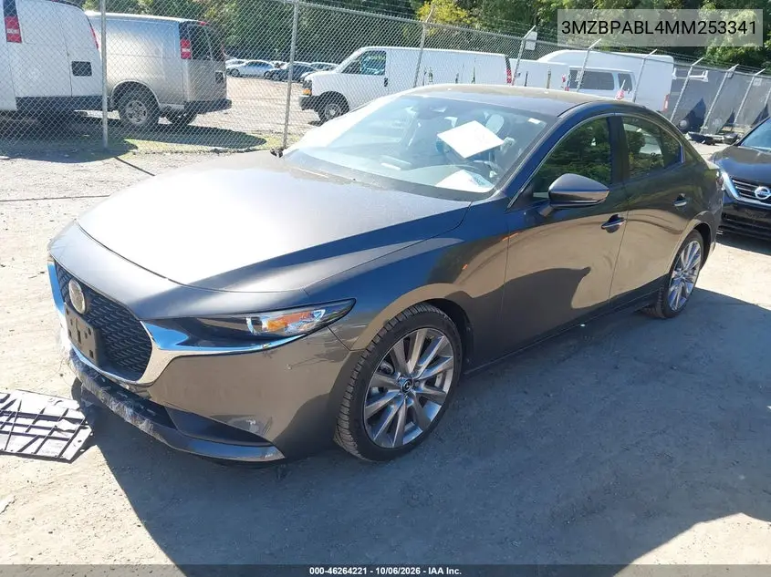 2021 MAZDA 3 VIN 3MZBPABL4MM253341 — фото 2