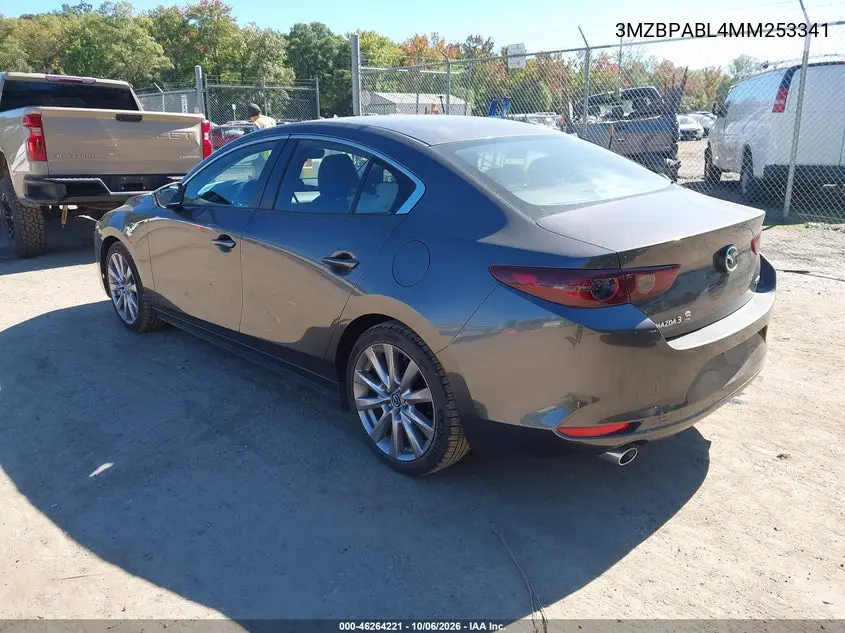 2021 MAZDA 3 VIN 3MZBPABL4MM253341 — фото 3