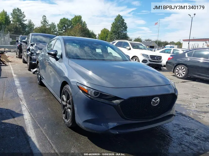 MAZDA 3 2021, VIN JM1BPBJY3M1340179