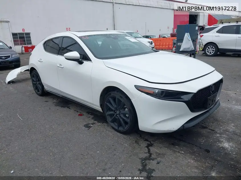 MAZDA 3 2021, VIN JM1BPBML0M1317278