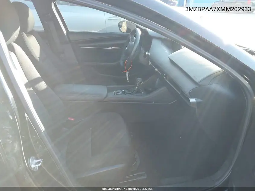 2021 MAZDA 3 VIN 3MZBPAA7XMM202933 — фото 5