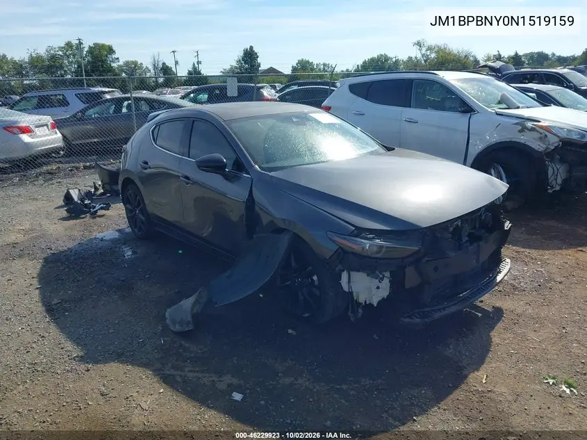 MAZDA 3 2022, VIN JM1BPBNY0N1519159