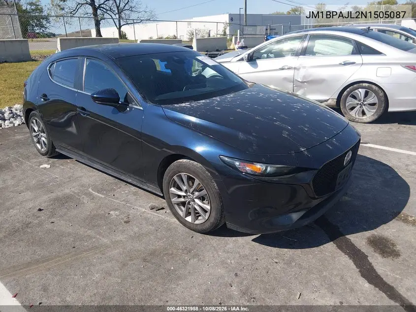 MAZDA 3 2022, VIN JM1BPAJL2N1505087