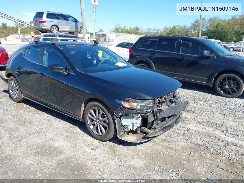 MAZDA 3 2022, VIN JM1BPAJL1N1509146