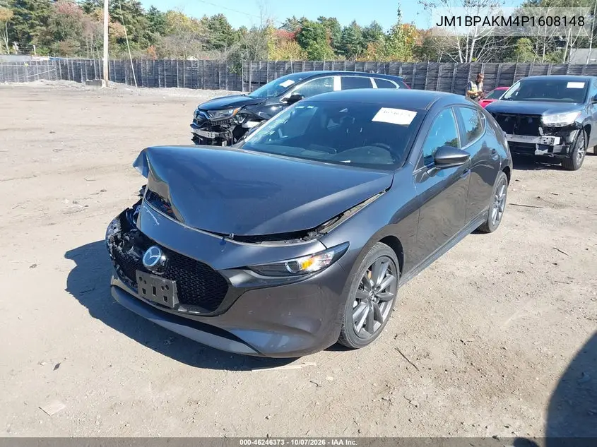 2023 MAZDA 3 VIN JM1BPAKM4P1608148 — фото 2