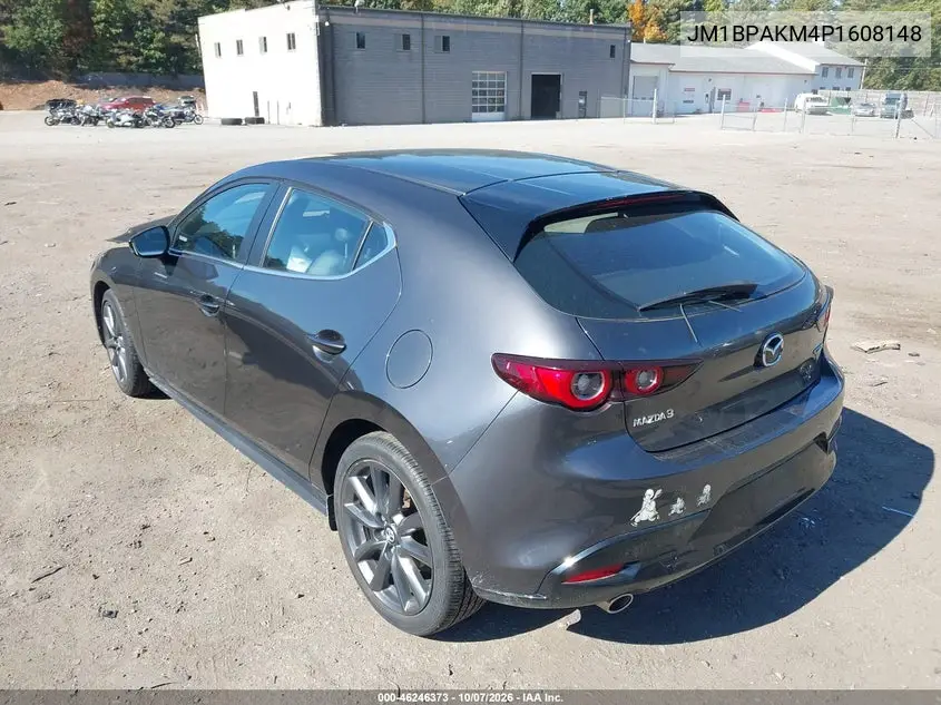 2023 MAZDA 3 VIN JM1BPAKM4P1608148 — фото 3