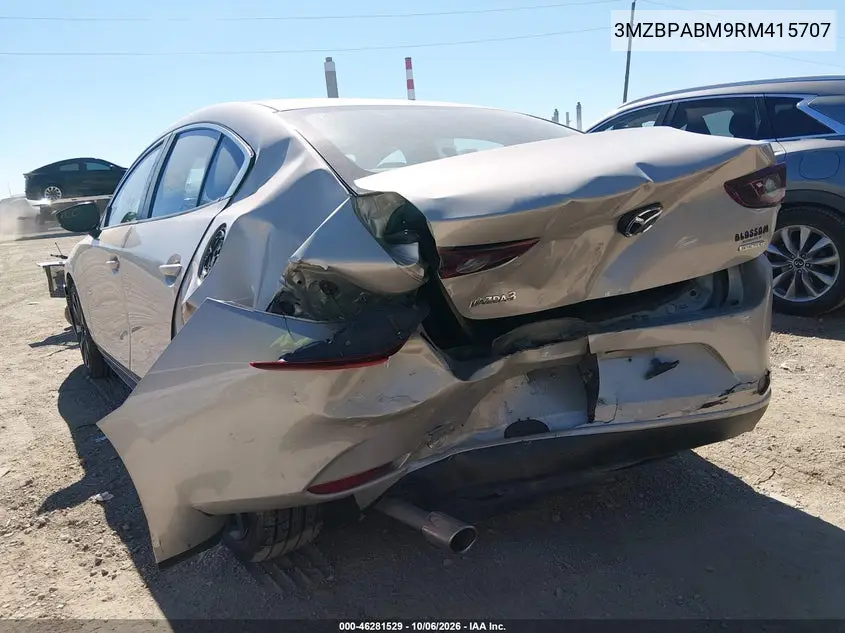 2024 MAZDA 3 VIN 3MZBPABM9RM415707 — фото 3