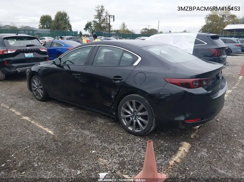 2024 MAZDA 3 VIN 3MZBPACM6RM415453 — фото 3