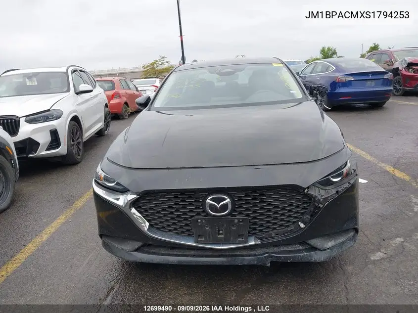 2025 MAZDA 3 VIN JM1BPACMXS1794253 — фото 12