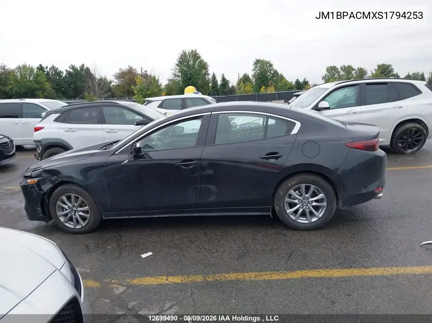 2025 MAZDA 3 VIN JM1BPACMXS1794253 — фото 14