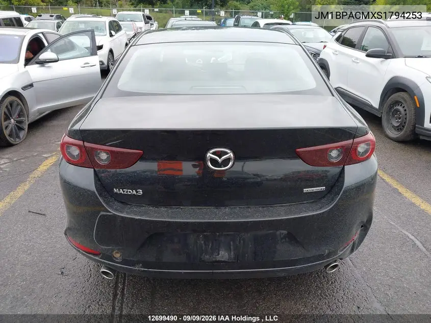 2025 MAZDA 3 VIN JM1BPACMXS1794253 — фото 16