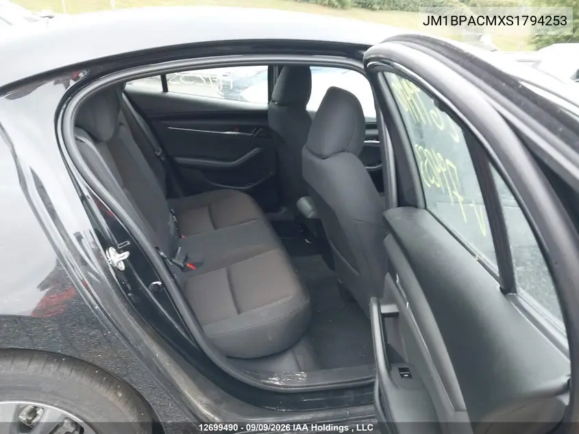 2025 MAZDA 3 VIN JM1BPACMXS1794253 — фото 8