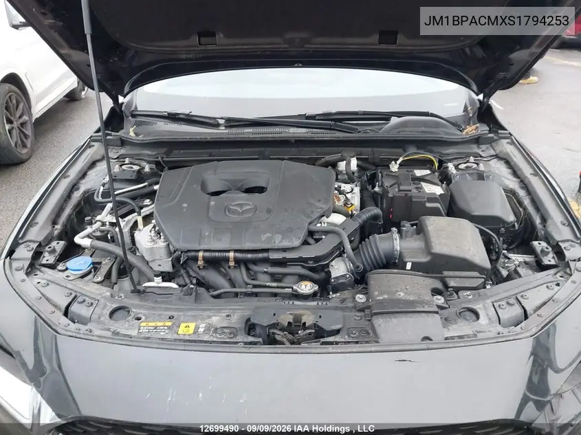 2025 MAZDA 3 VIN JM1BPACMXS1794253 — фото 9