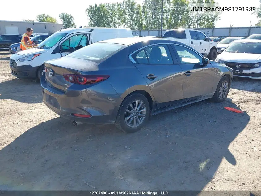 2025 MAZDA 3 VIN JM1BPACM9S1791988 — фото 4