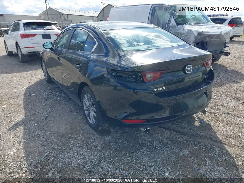 2025 MAZDA 3 VIN JM1BPACM4S1792546 — фото 3