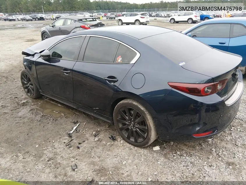 2025 MAZDA 3 VIN 3MZBPABM0SM475798 — фото 3