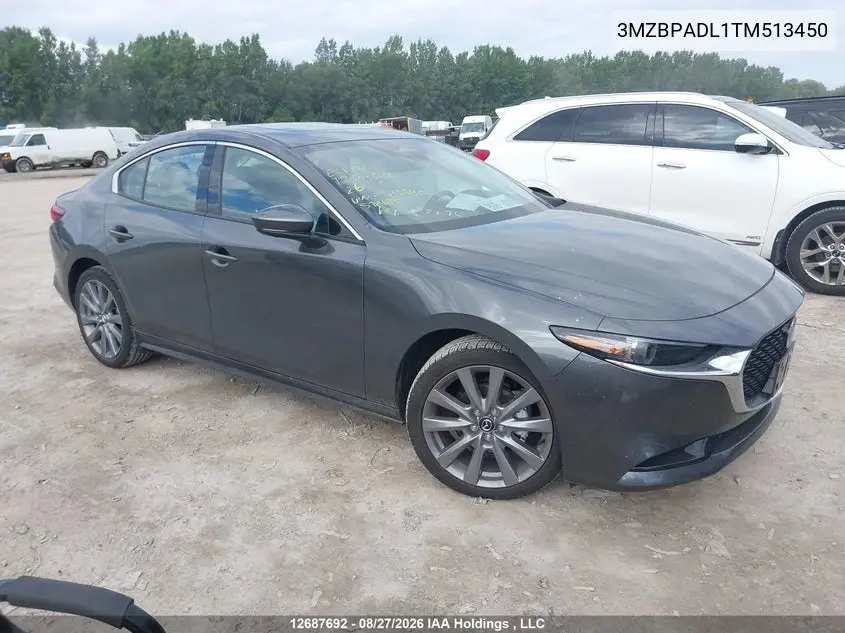 MAZDA 3 2026, VIN 3MZBPADL1TM513450